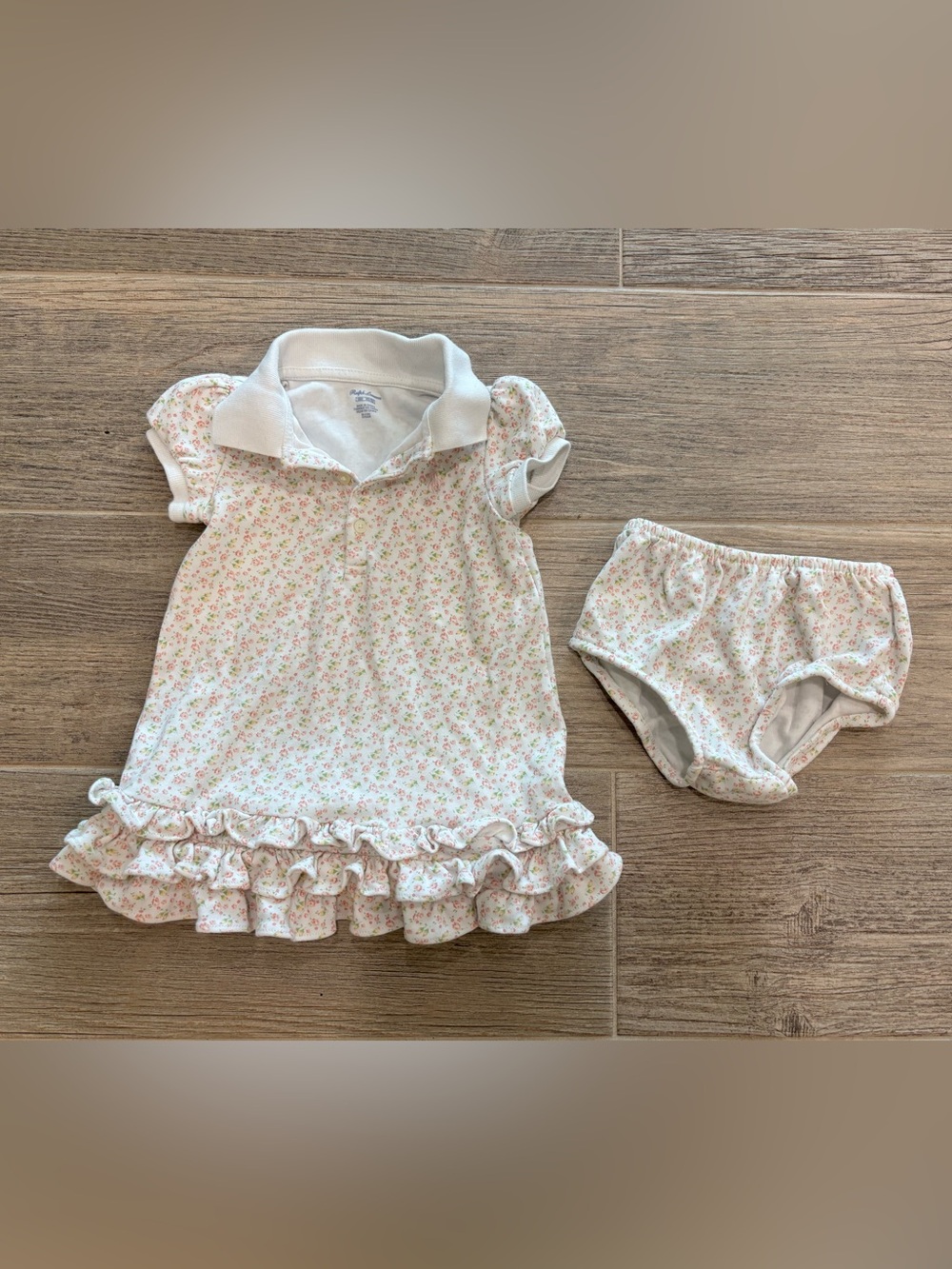 Baby Girls' Short-Sleeve Polo Dress & Bloomer 2-Piece Set Polo Ralph Lauren 18m
